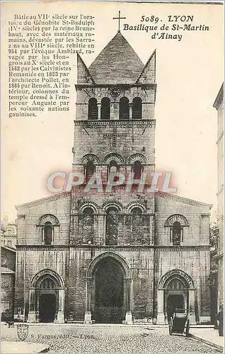 Ansichtskarte AK Lyon Basilique de St Martin d'Ainay