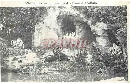 Cartes postales Versailles Le Bosquet des Bains d'Apollon