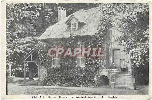 Cartes postales Versailles Hameau de Marie Antoinette Le Boudoir