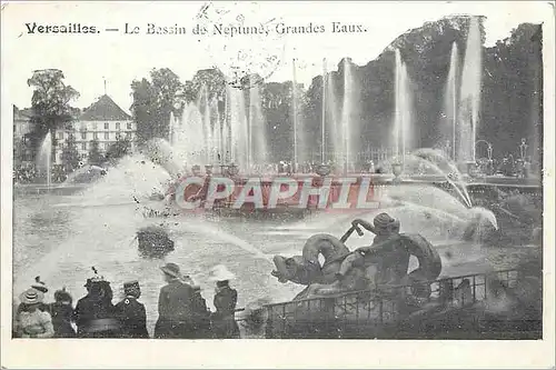 Ansichtskarte AK Versailles Le Bassin de Neptune Grandes Eaux