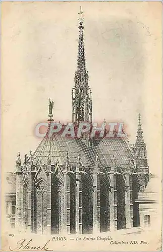 Cartes postales Paris La Sainte Chapelle