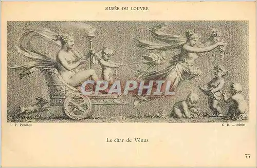 Cartes postales Musee du Louvre Le Char de Venus