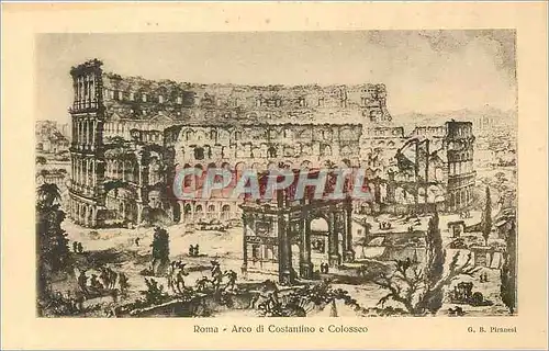 Ansichtskarte AK Roma Arco di Costantino e Colosseo