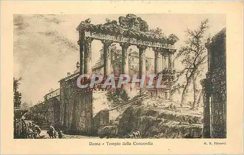 Cartes postales Roma Tempio della Concordia