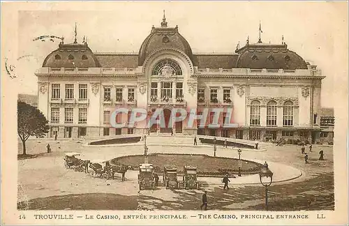 Ansichtskarte AK Trouville Le Casino Entree Principale