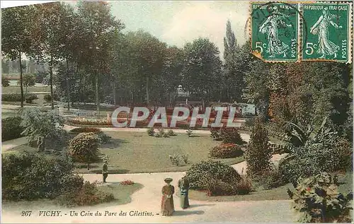 Ansichtskarte AK Vichy Un Coin du Parc des Celestins