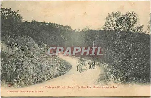 Ansichtskarte AK Foret de Sille le Guillaume Le Gros Roc Route de Mont St Jean