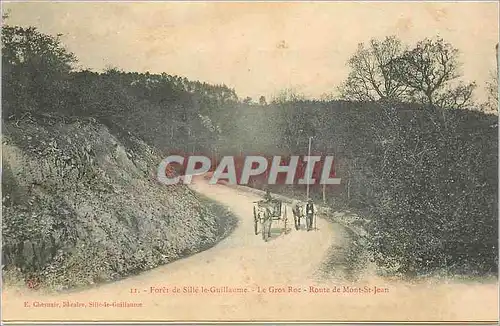 Cartes postales Foret de Sille le Guillaume Le Gros Roc Route de Mont St Jean
