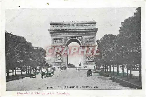 Cartes postales L'Arc de Triomphe Paris