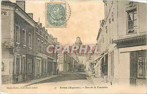 Cartes postales Evron Mayenne Rue de la Fontaine