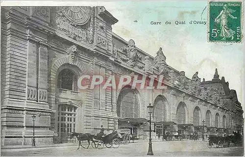 Cartes postales Gare du Quai d'Orsay Paris