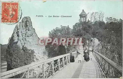 Cartes postales Paris Les Buttes Chaumont