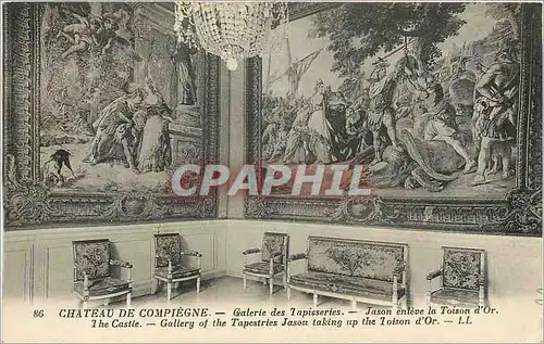 Cartes postales Chateau de Compiegne Galerie des Tapisseries Jason enleve la Toison d'Or