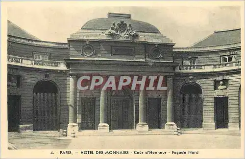 Cartes postales Paris Hotel des Monnaies Cour d'Honneur Facade Nord