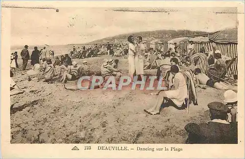 Cartes postales Deauville Dancin sur la Plage