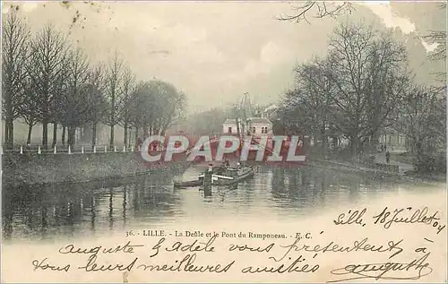 Cartes postales Lille La Deule et le Pont du Ramponeua