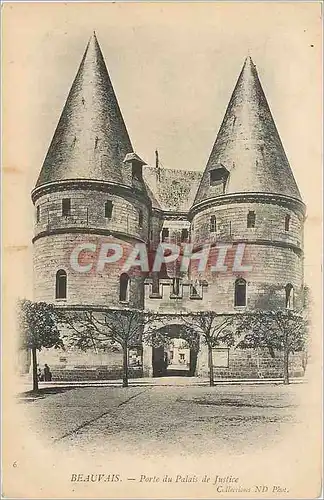 Cartes postales Beauvais Porte du Palais de Justice