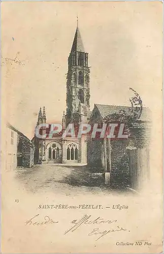 Cartes postales Saint Pere sous Vezelay L'Eglise