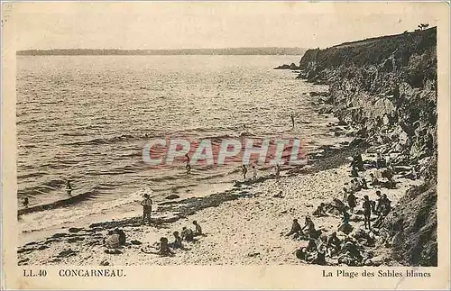 Cartes postales Concarneau La Plage des Sables Blancs