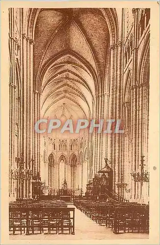 Cartes postales Meaux La Cathedrale Interieur