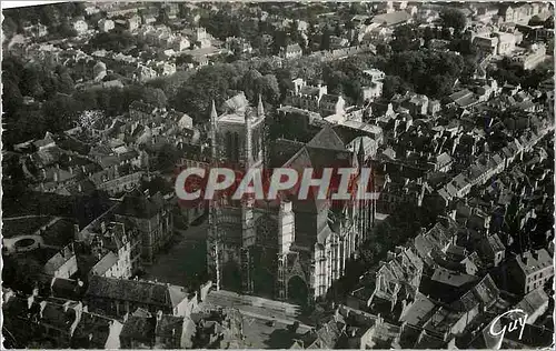 Cartes postales moderne En Avion sur Meaux Seine et Marne La Cathedrale Saint Etienne