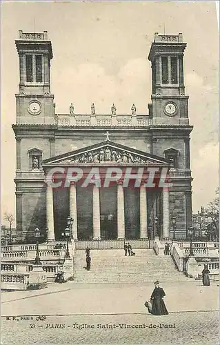 Cartes postales Paris Eglise Saint Vincent de Paul