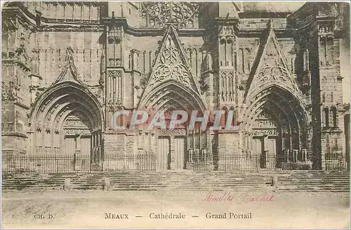 Cartes postales Meaux Cathedrale