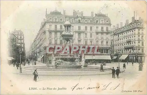 Cartes postales Lyon La Place des Jacobins