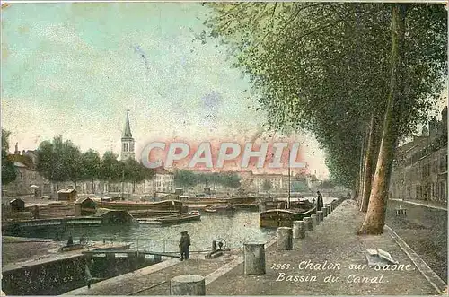 Cartes postales Chalon sur Saone Bassin du Canal