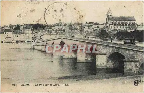 Ansichtskarte AK Blois Le Pont sur la Loire