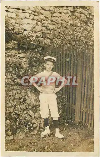 CARTE PHOTO Enfant Colombes