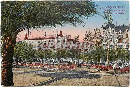 Cartes postales Barcelona Place de Cataluna