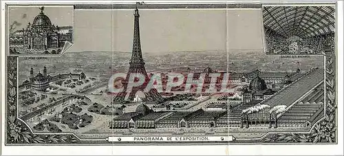 Cartes postales Panorama de l'Exposition Paris