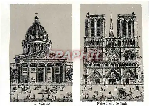 Cartes postales Le Pantheon Notre Dame de Paris