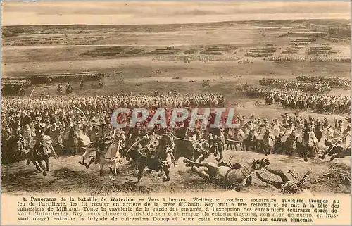 Ansichtskarte AK Panorama de la Bataille de Waterloo