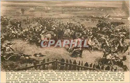 Cartes postales Panorama de la Bataille de Waterloo