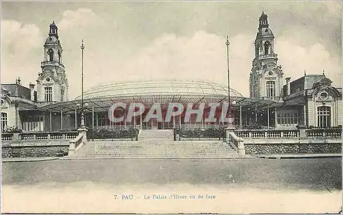 Cartes postales Pau  Le Palais d'hiver vu de face