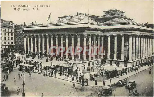 Cartes postales Paris La Bourse