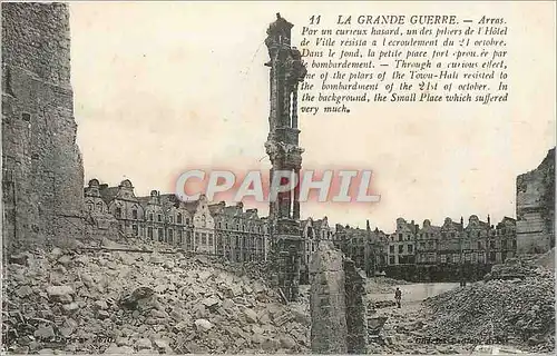 Ansichtskarte AK La Grande Guerre Arras Par un curieux hasard