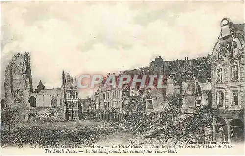 Cartes postales La Grande Guerre Arras La Petite Place