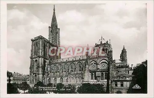 Ansichtskarte AK Strassbourg La Cathedrale