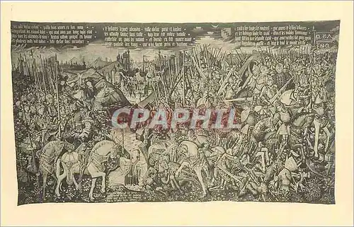 Cartes postales Bern histor Museum in Bern Teppich mit Darstellungen aus der Geschichte Caesars