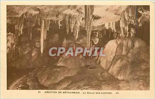 Cartes postales Grottes de Betharram La Salle des Lustres