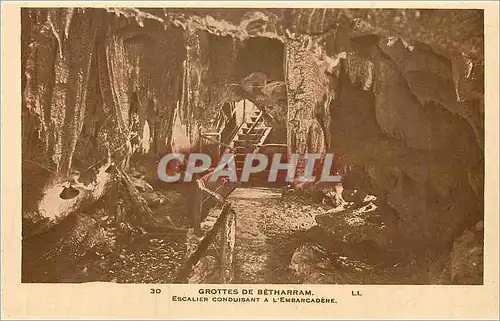 Cartes postales Grottes de Betharram Escalier Conduisant a L'Embarcadere