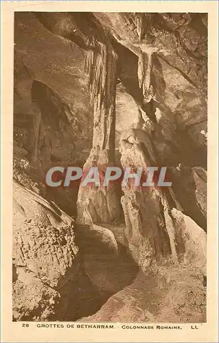 Cartes postales Grottes de Betharram Colonnade Romaine
