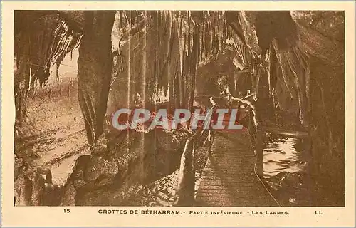 Cartes postales Grottes de Betharram Partie Inferieure Les Larmes