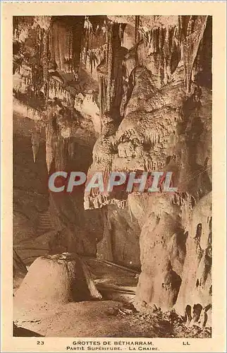 Cartes postales Grottes de Betharram Partie Superieure La Chaire