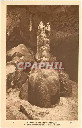 Cartes postales Grottes de Betharram Partie Superiere Le Minaret