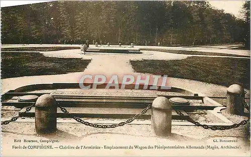 Cartes postales Foret de Compiegne Clairiere de l'Armistice