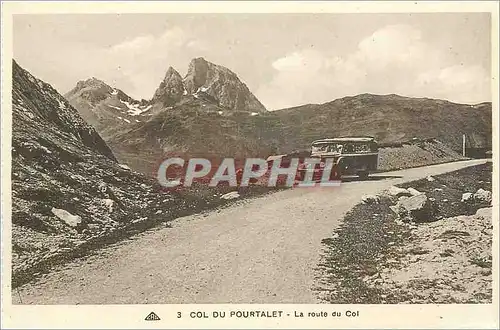 Ansichtskarte AK Col du Pourtalet La route du Col